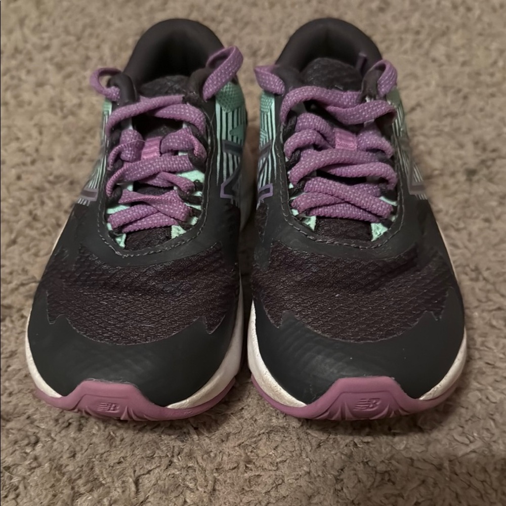 New Balance Black and Lavender Running Shoes